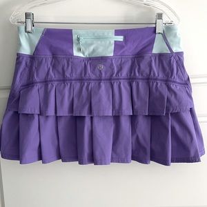 Lululemon Pace Setter Skirt Purple Sz 8